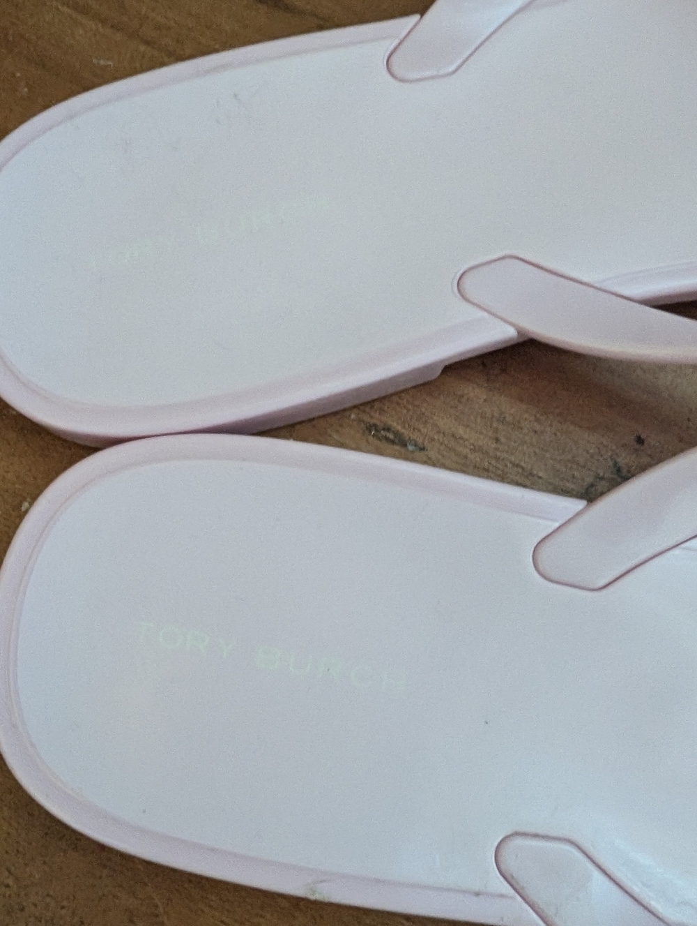 Tory Burch TPU Logo Studded Jelly Flip Flops in Light Pink sz 8 - Picture 7 of 10